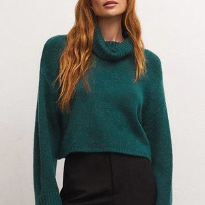 URSA TURTLENECK SWEATER (Z Supply, Size: XS, color: Abyss)